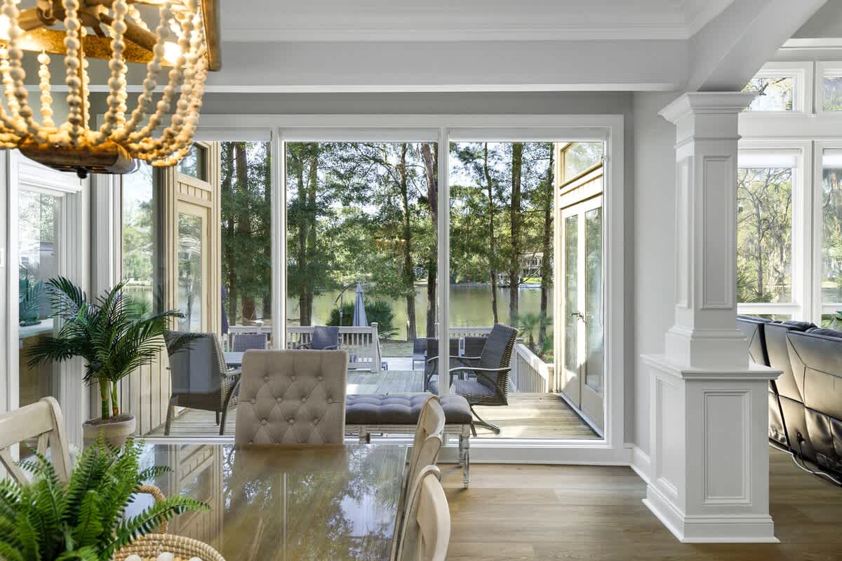 Dining Area with Access to Large Deck