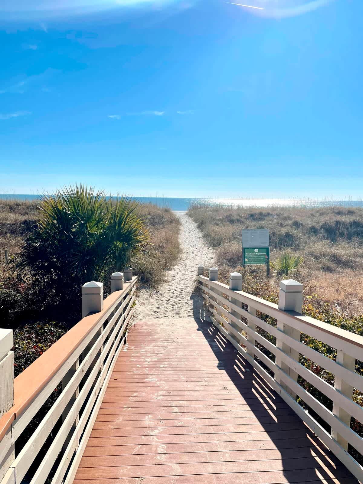 Shipyard Beach Club Path to Ocean