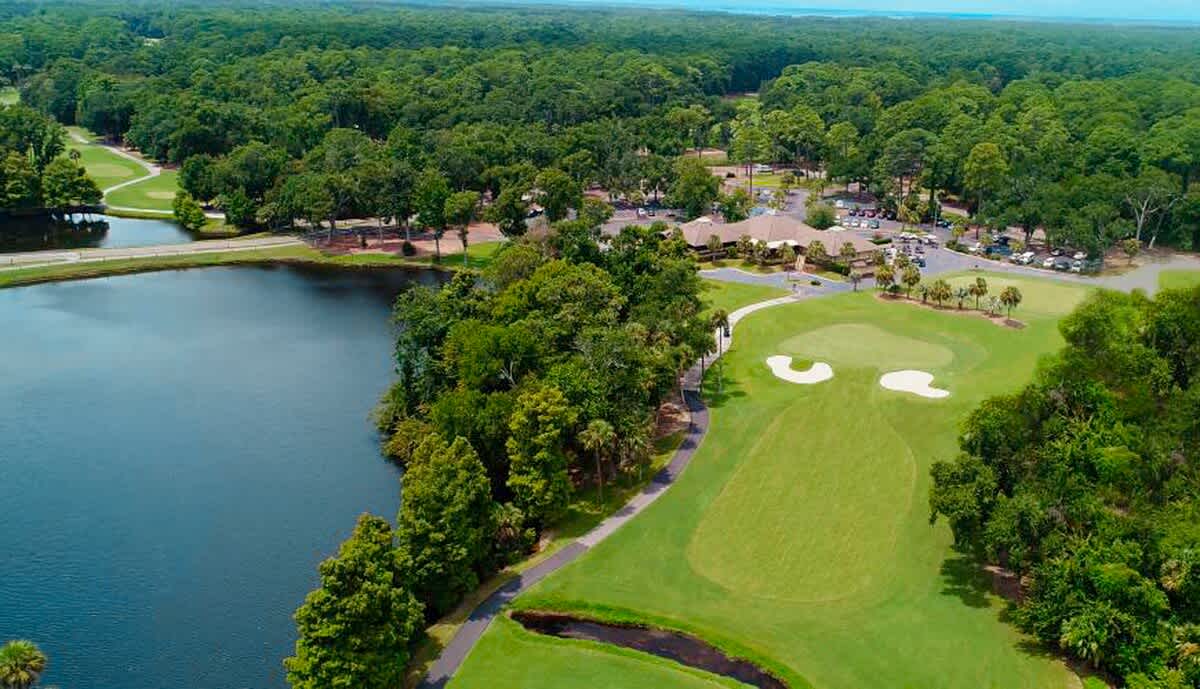 Aerial of Shipyard Golf Course