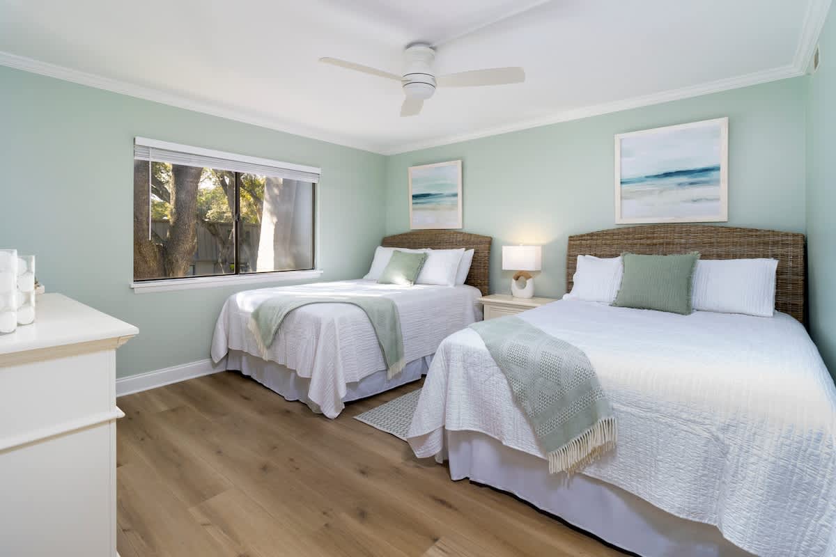 Guest Bedroom with Two Queen Beds