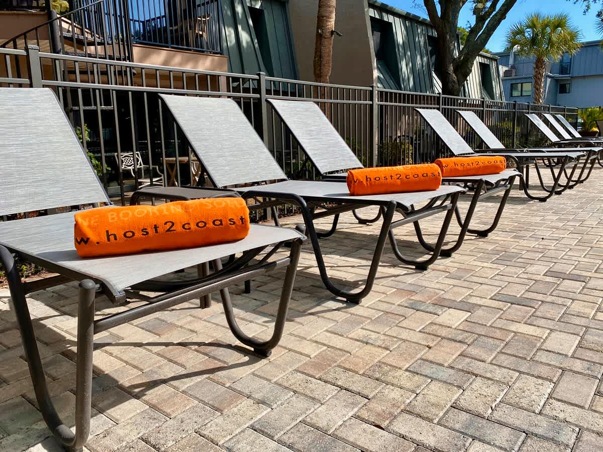Community Pool with Towels