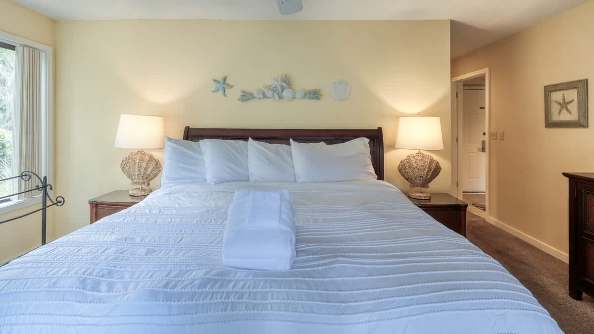 Downstairs Primary Suite with Golf Course Views