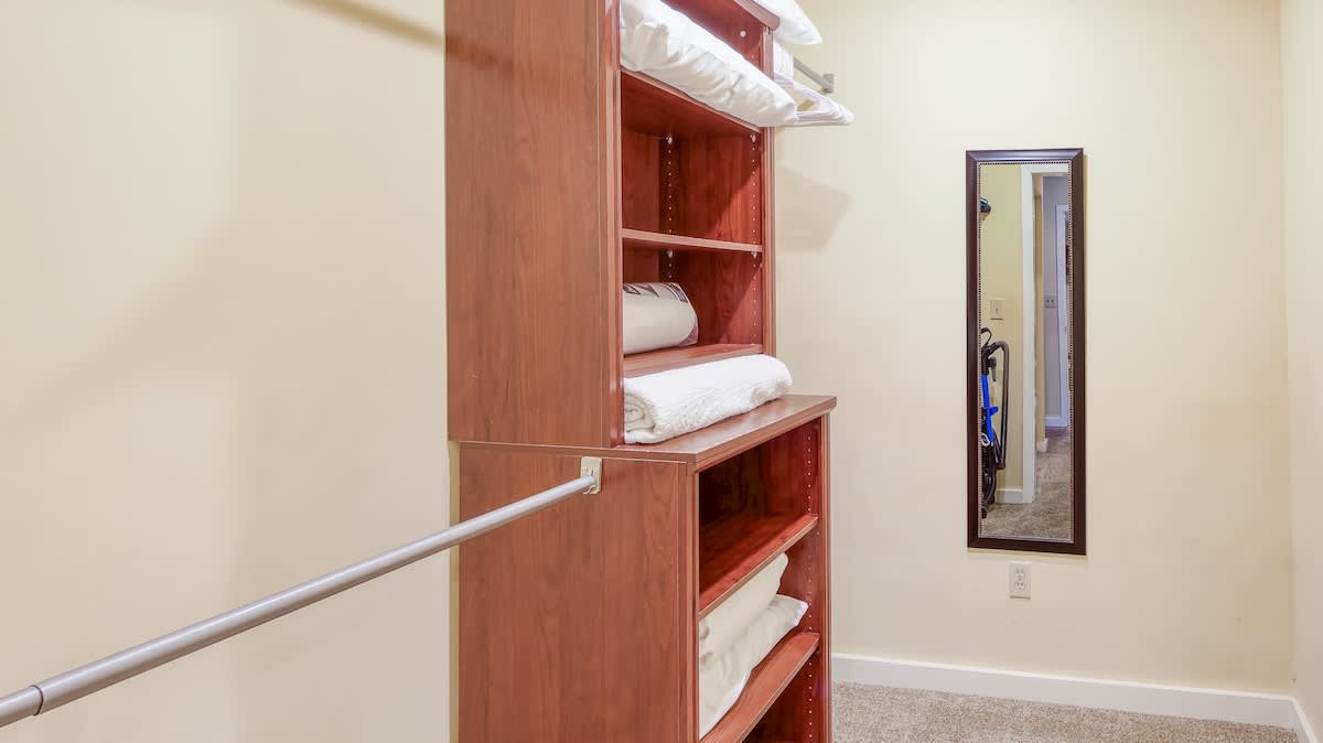 Downstairs Primary Suite Closet
