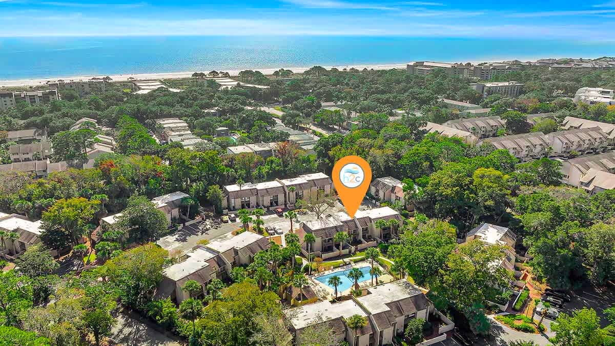 Aerial of Hilton Head Beach Club 