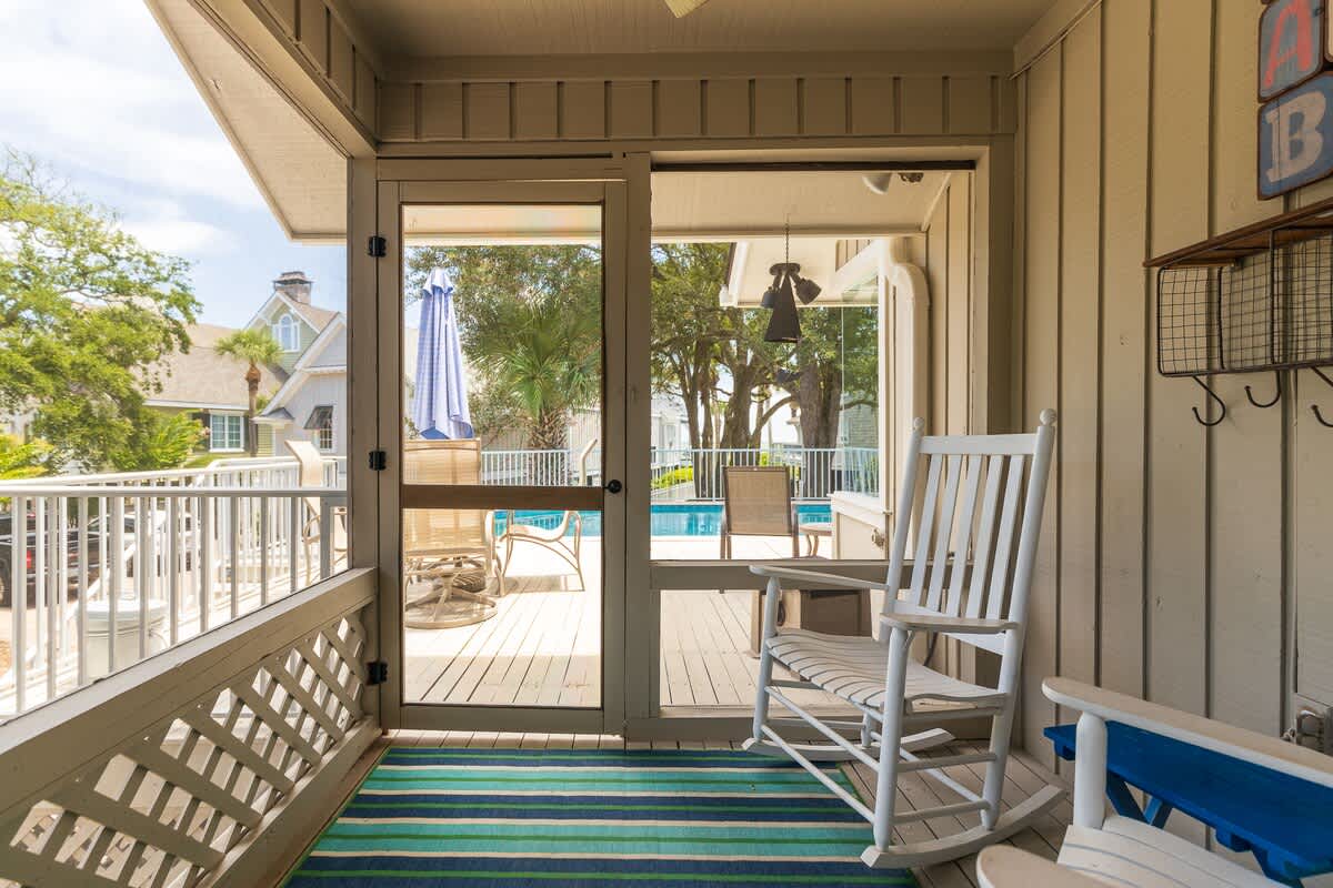 Screened Porch Off of Kitchen