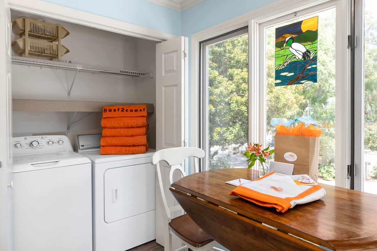 Breakfast Nook and Laundry Off of Kitchen