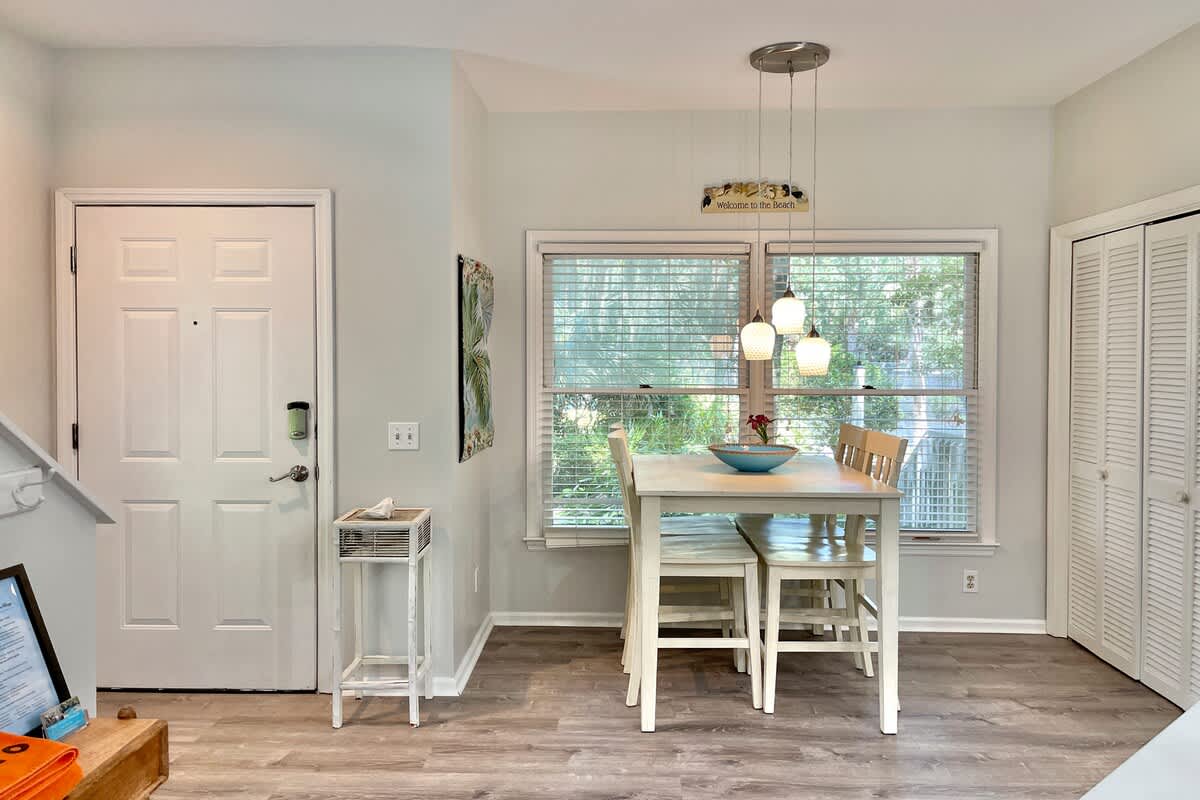 Front Door and Eating Area