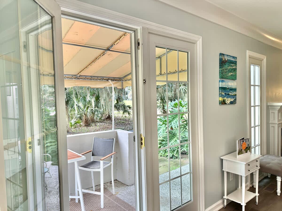 Patio from Dining Area