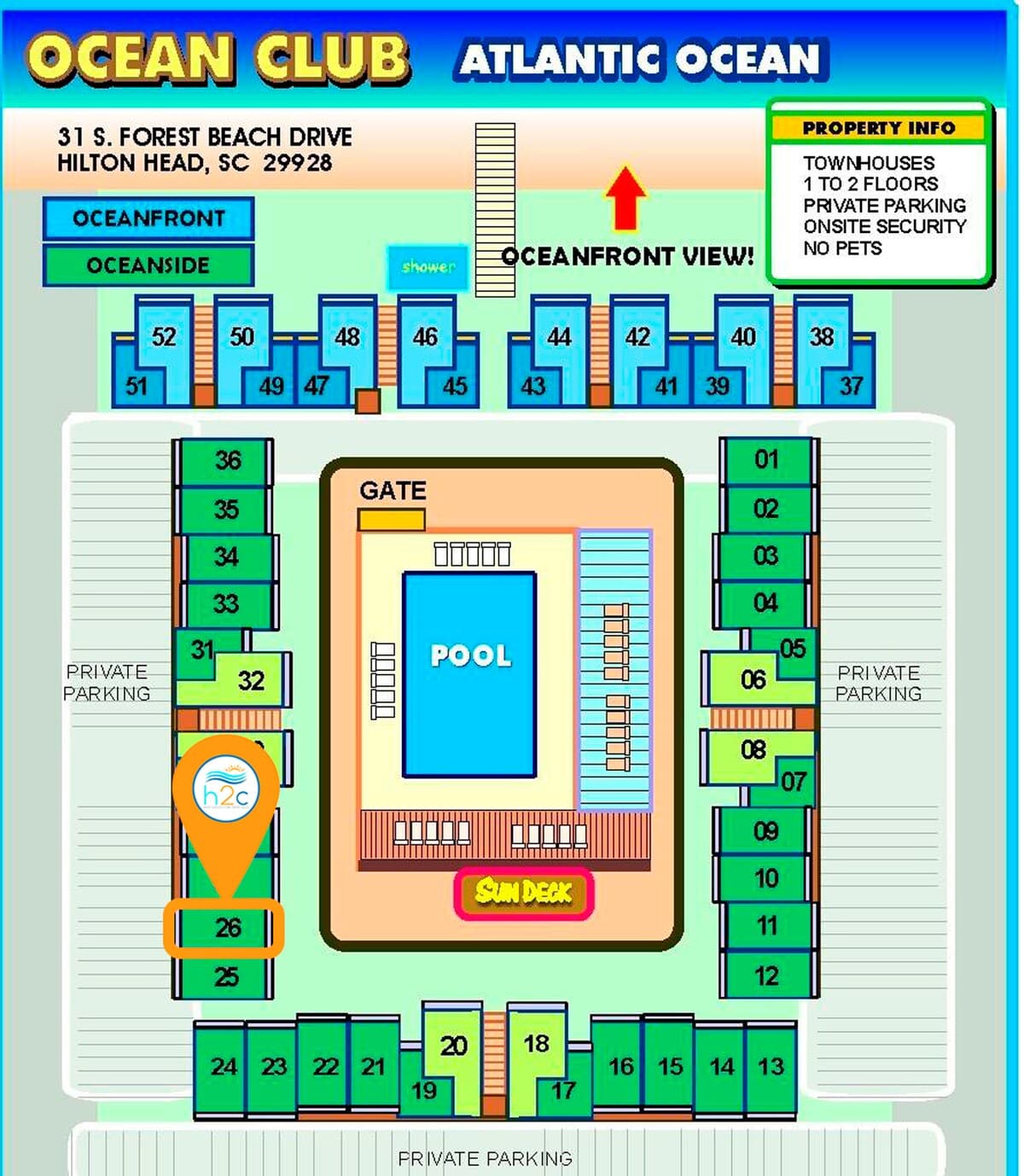 Ocean Club Map