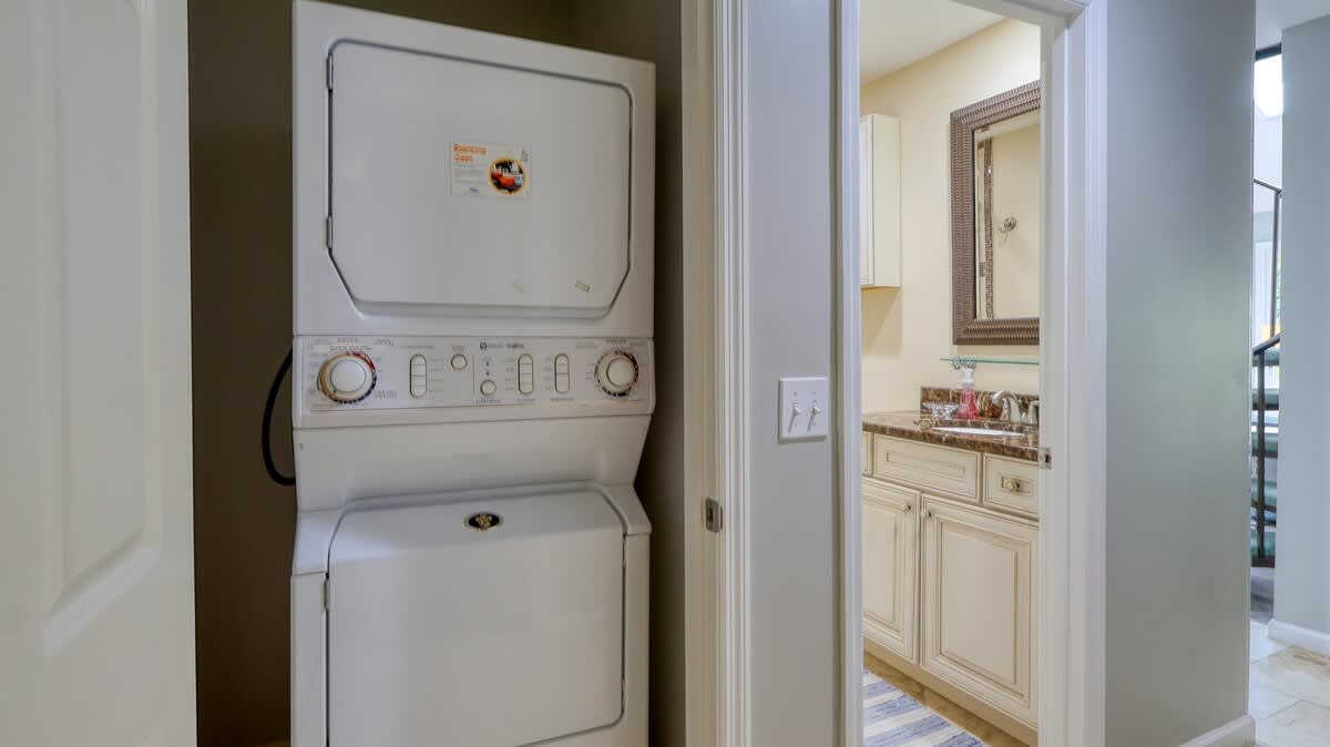 Laundry Closet in Hall