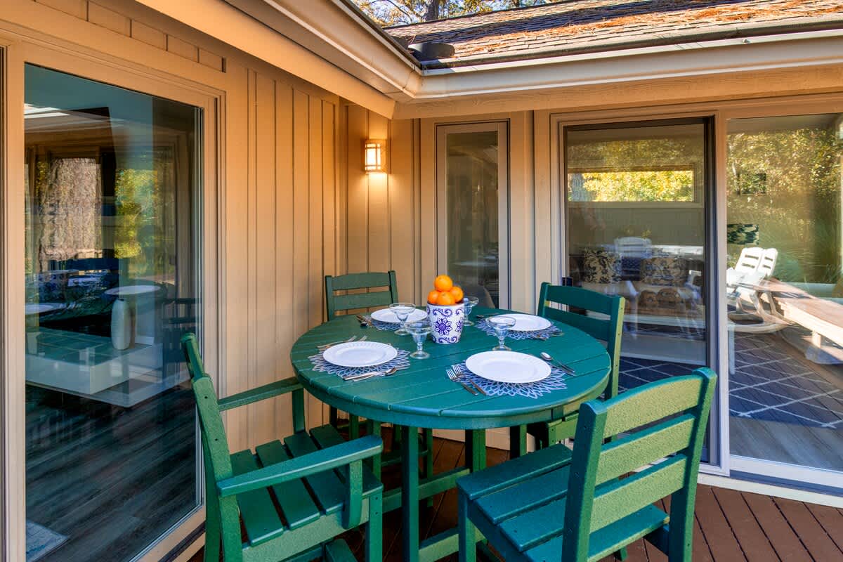 Private Deck with Hot Tub