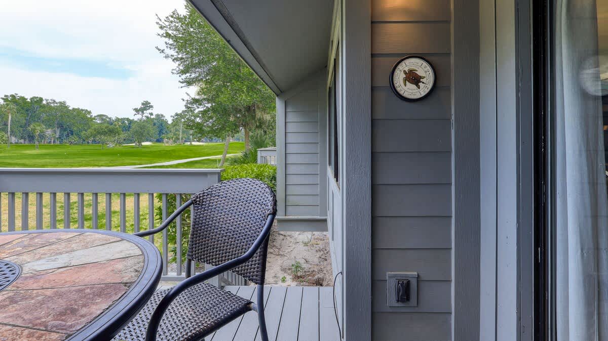 Patio with Golf Course Views