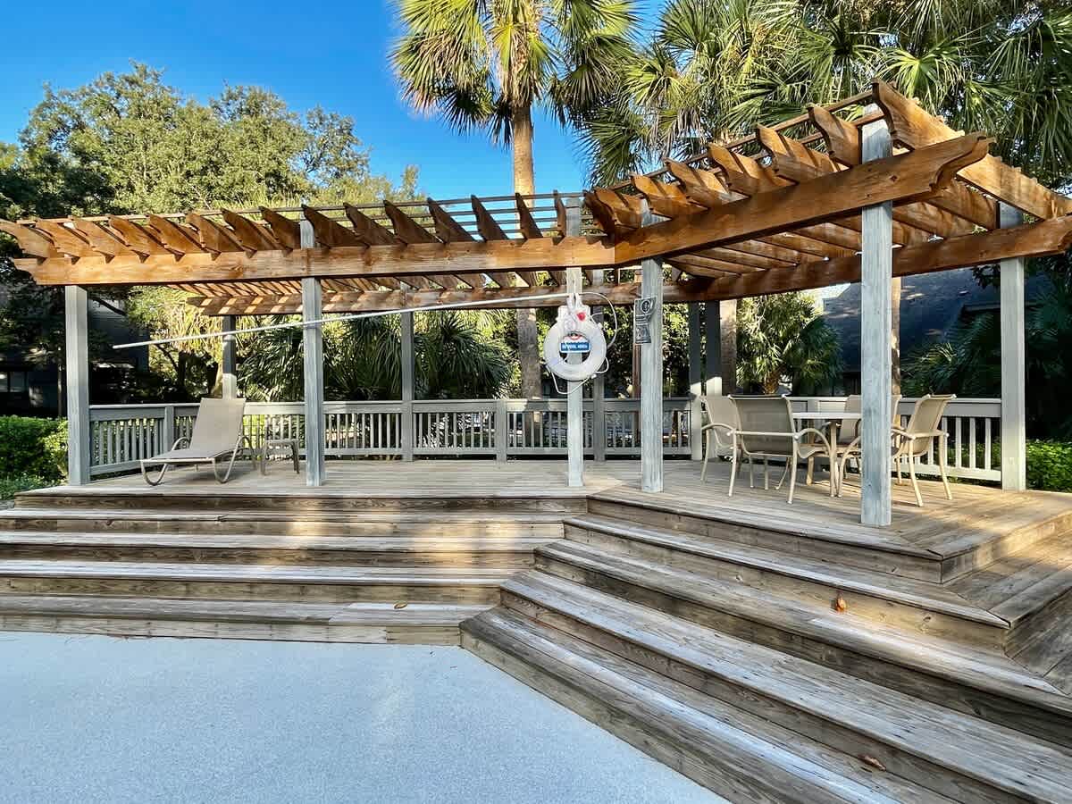 Community Pool Deck Area