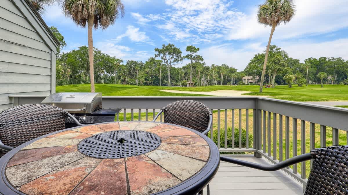 Patio with Golf Course Views