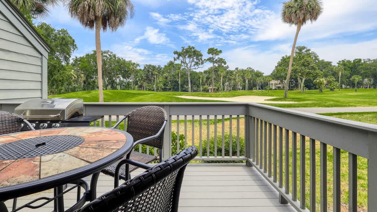 Patio with Golf Course Views