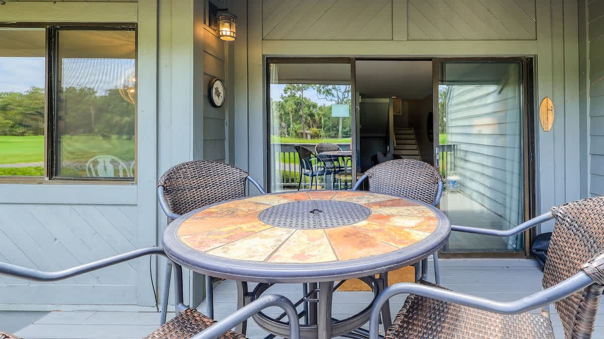 Patio with Golf Course Views