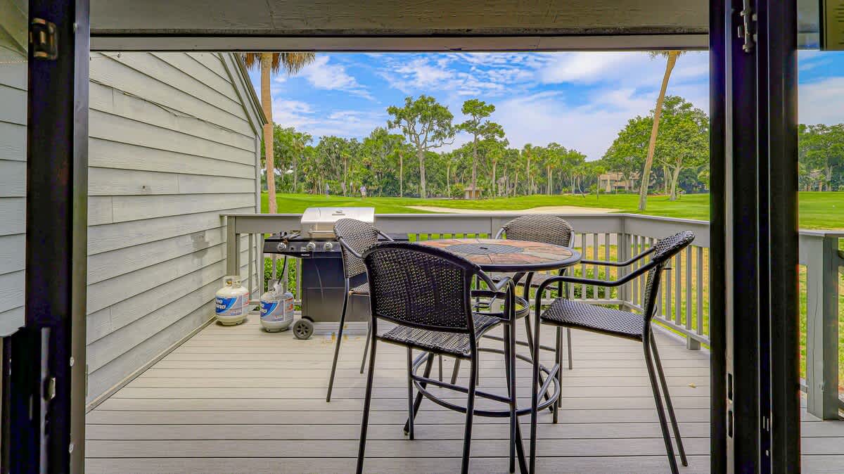 Patio with Golf Course Views