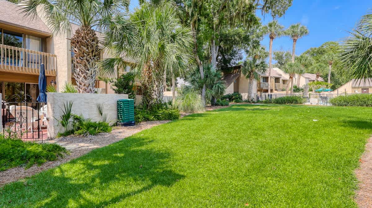 Patio Access to Shared Lawn and Pool