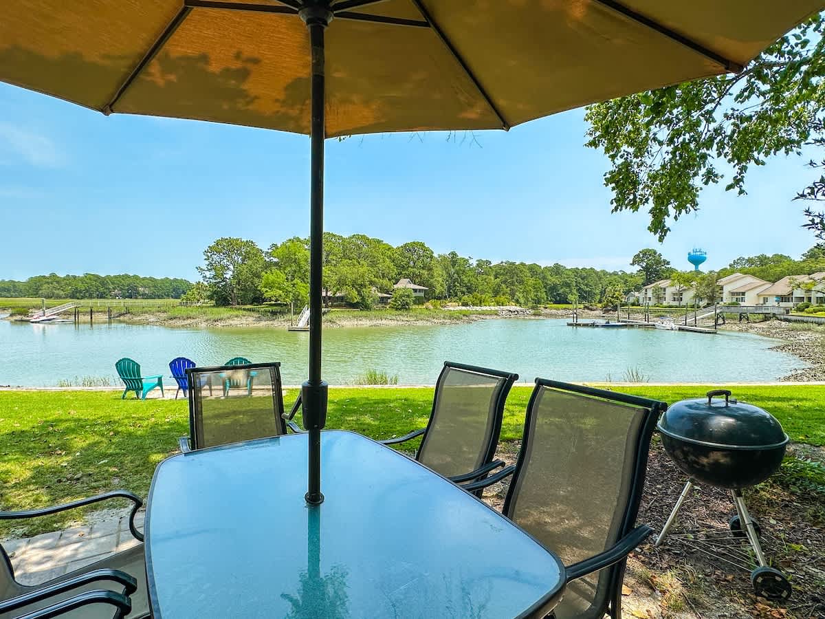 Patio with Lagoon View