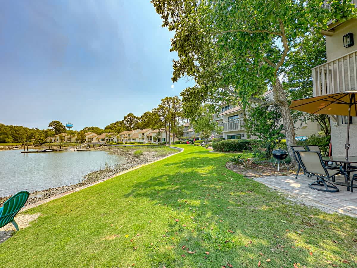 Patio with Lagoon View