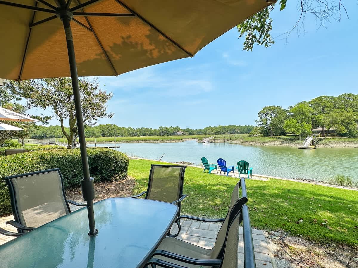 Patio with Lagoon View