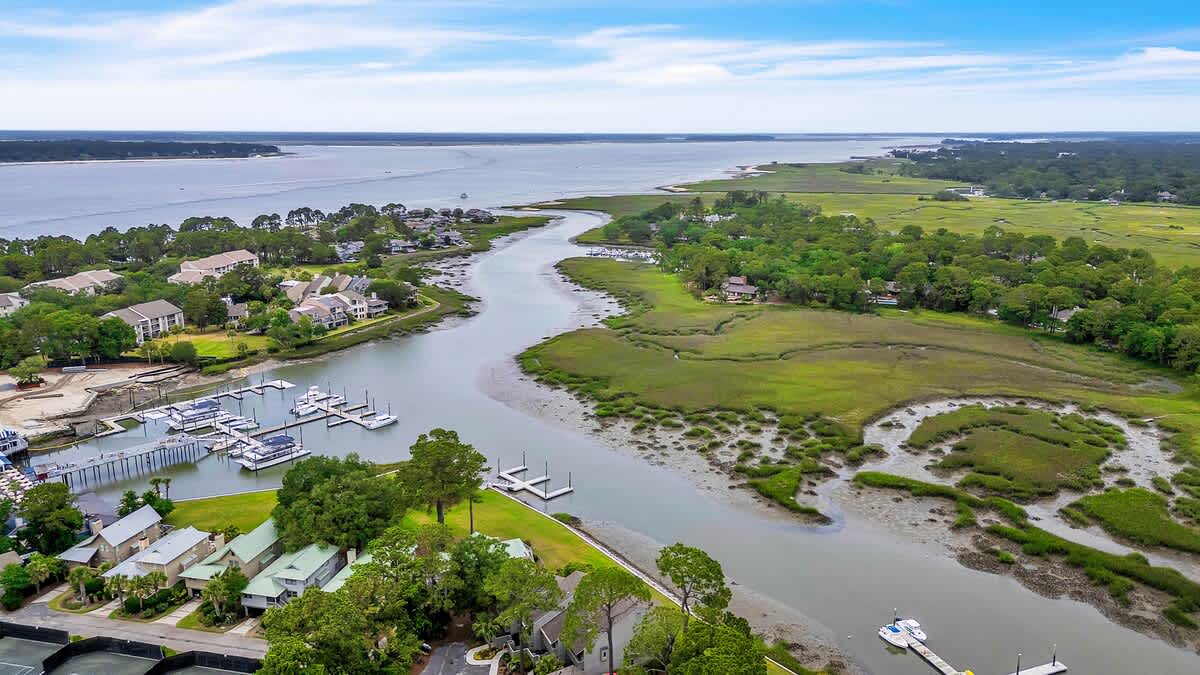 Aerial View Above Villa and Braddock Cove