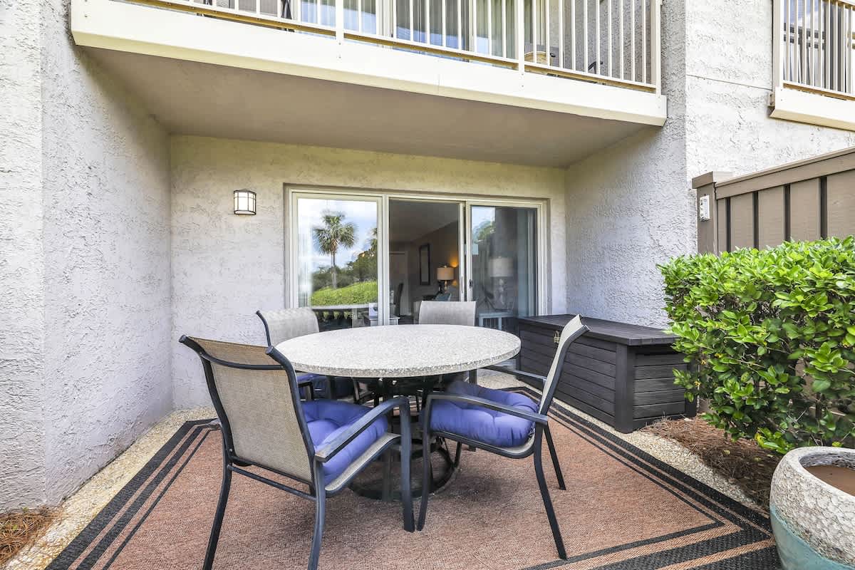Private Patio with Seating