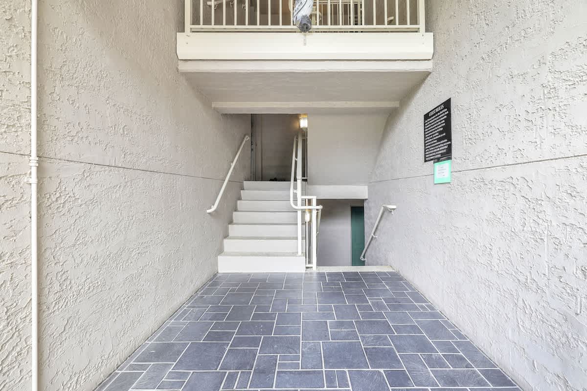 Steps to Villa