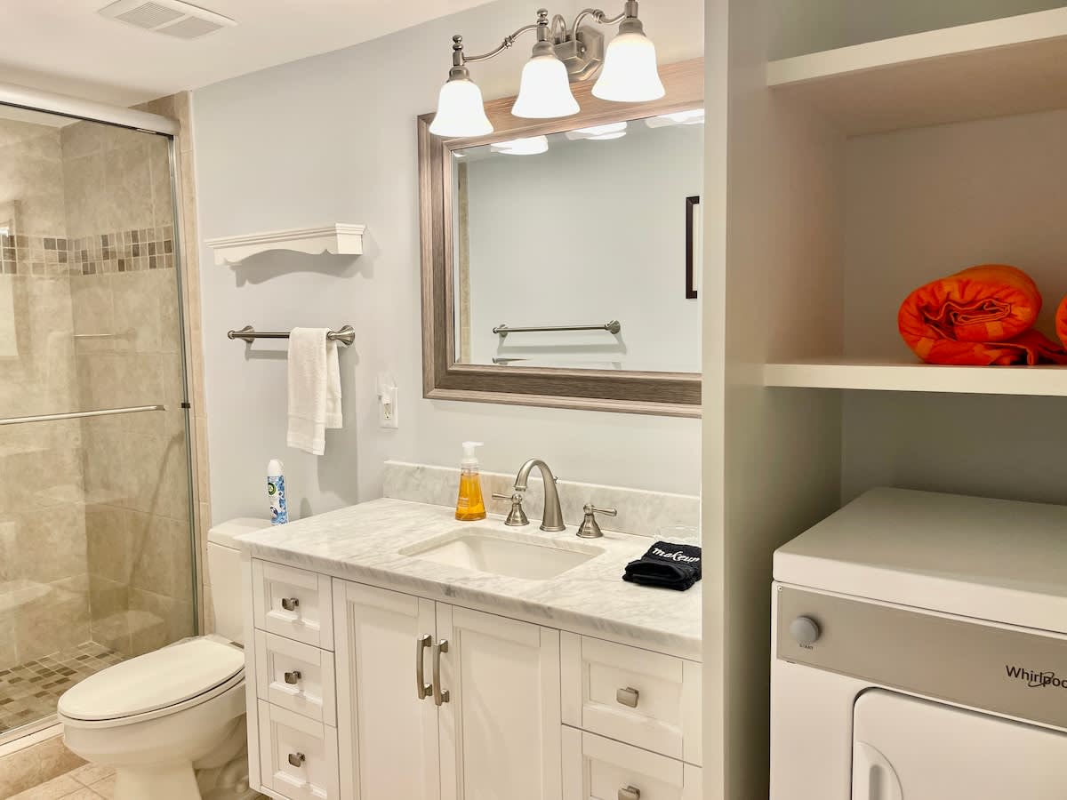 Bath and Laundry Area