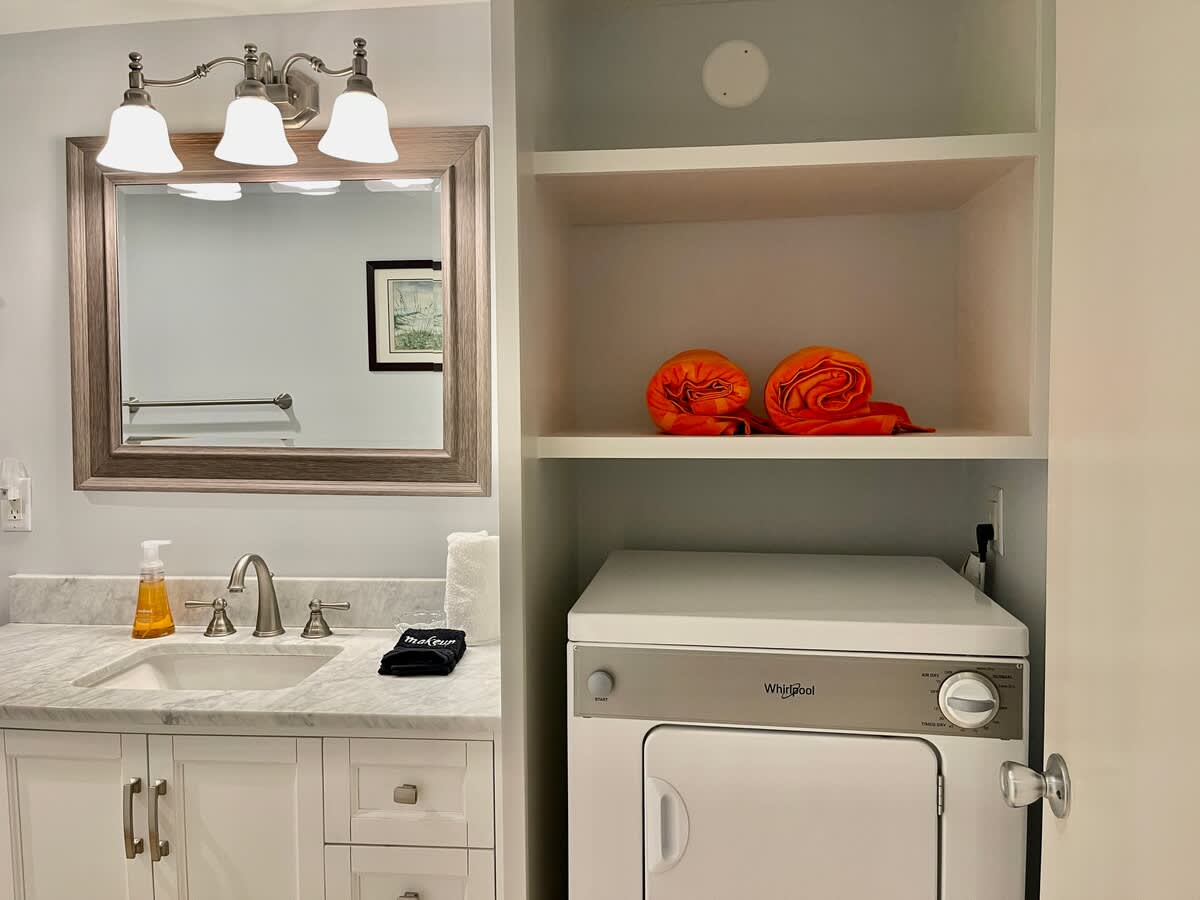 Bath and Laundry Area