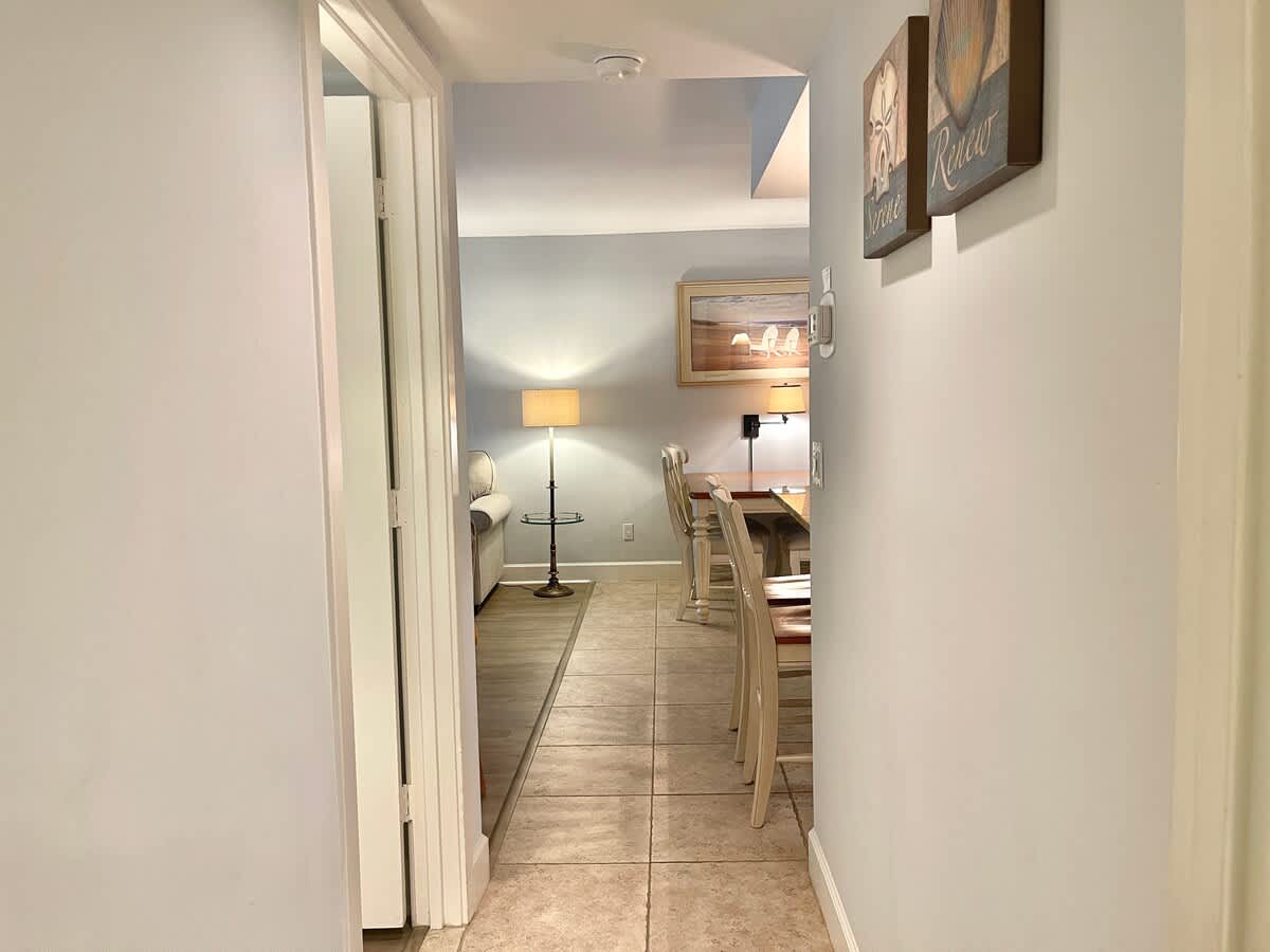 Hall from Bedroom to Living/Dining Area