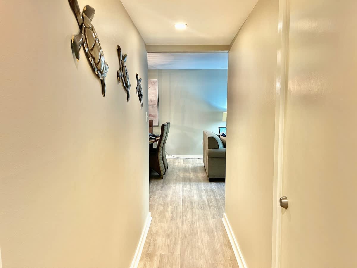 Hall Looking Towards Living Area