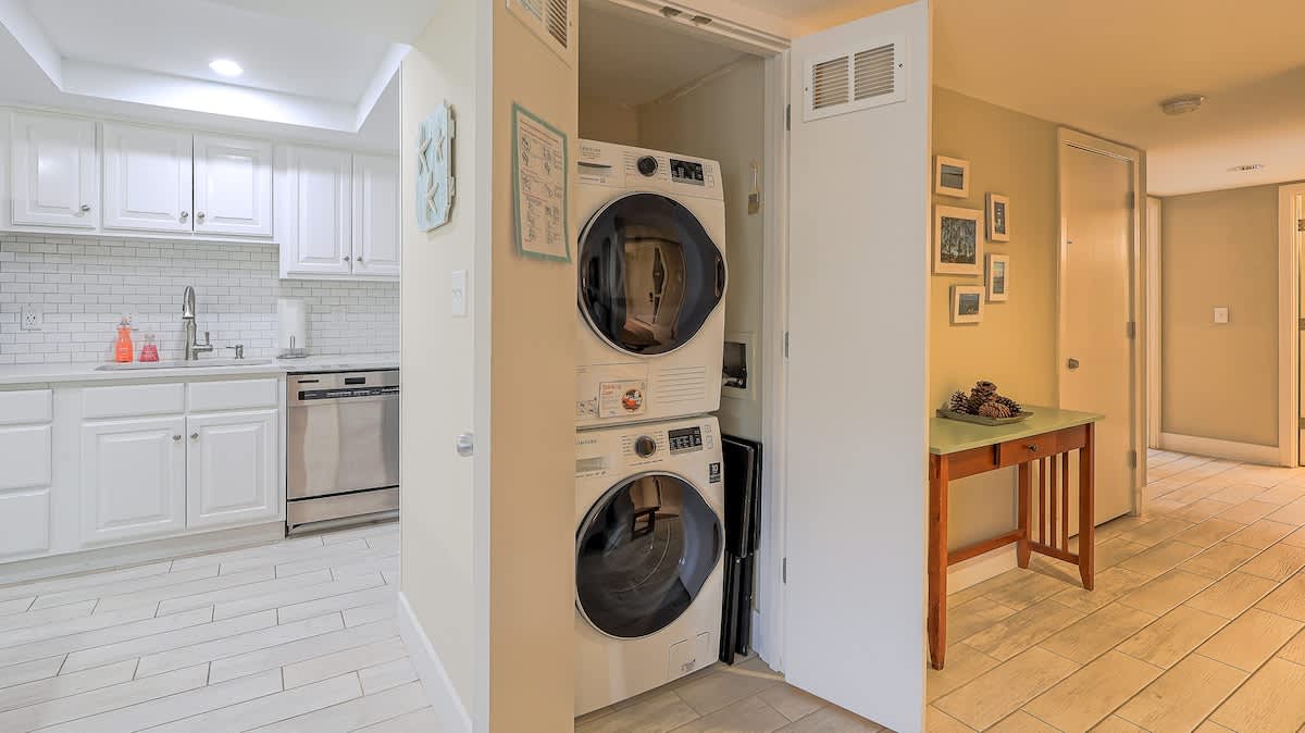 Laundry Closet in Hall