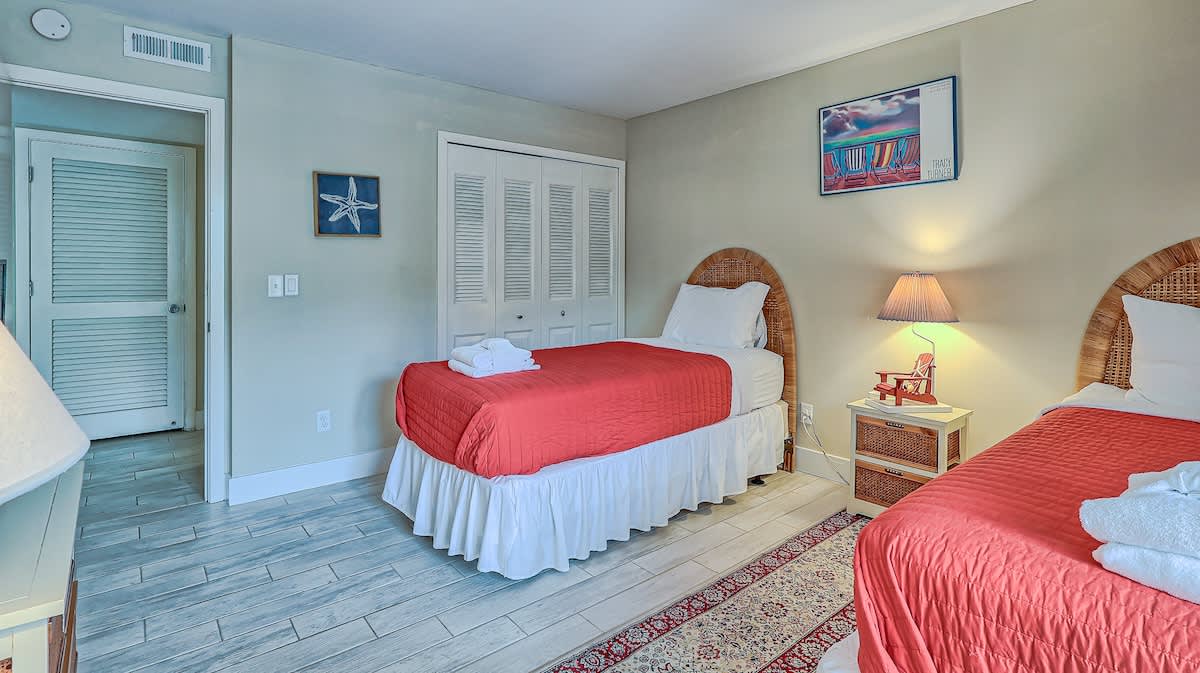 Guest Bedroom with Two Twins
