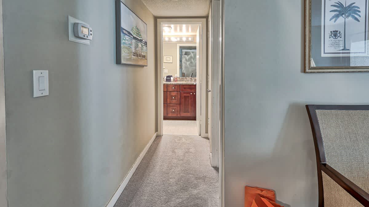 Hall Toward Bathroom and Bedroom