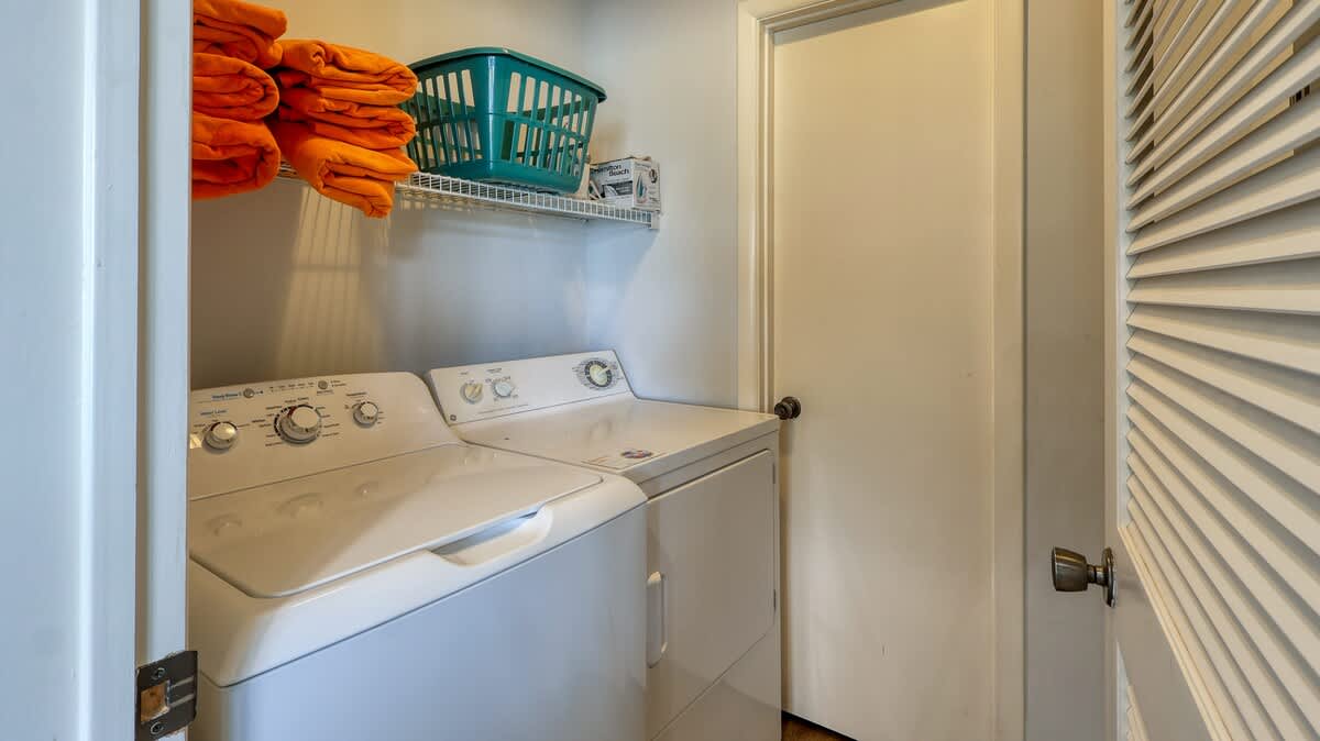 Laundry Closet Off of Kitchen