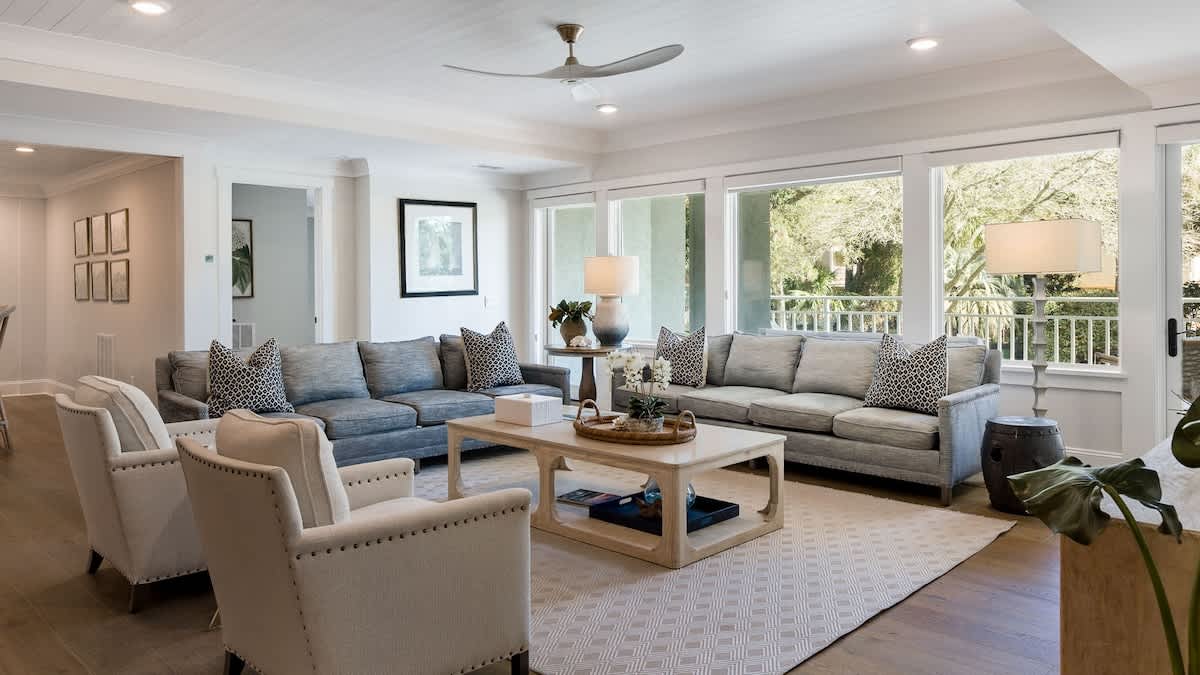 Living Area with Balcony Access