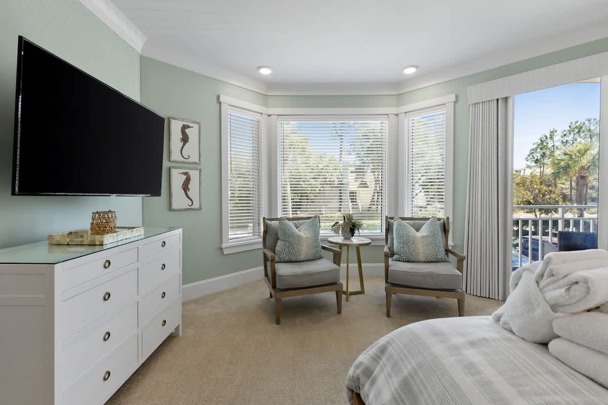 Primary Suite with Balcony (Right Side of Villa)