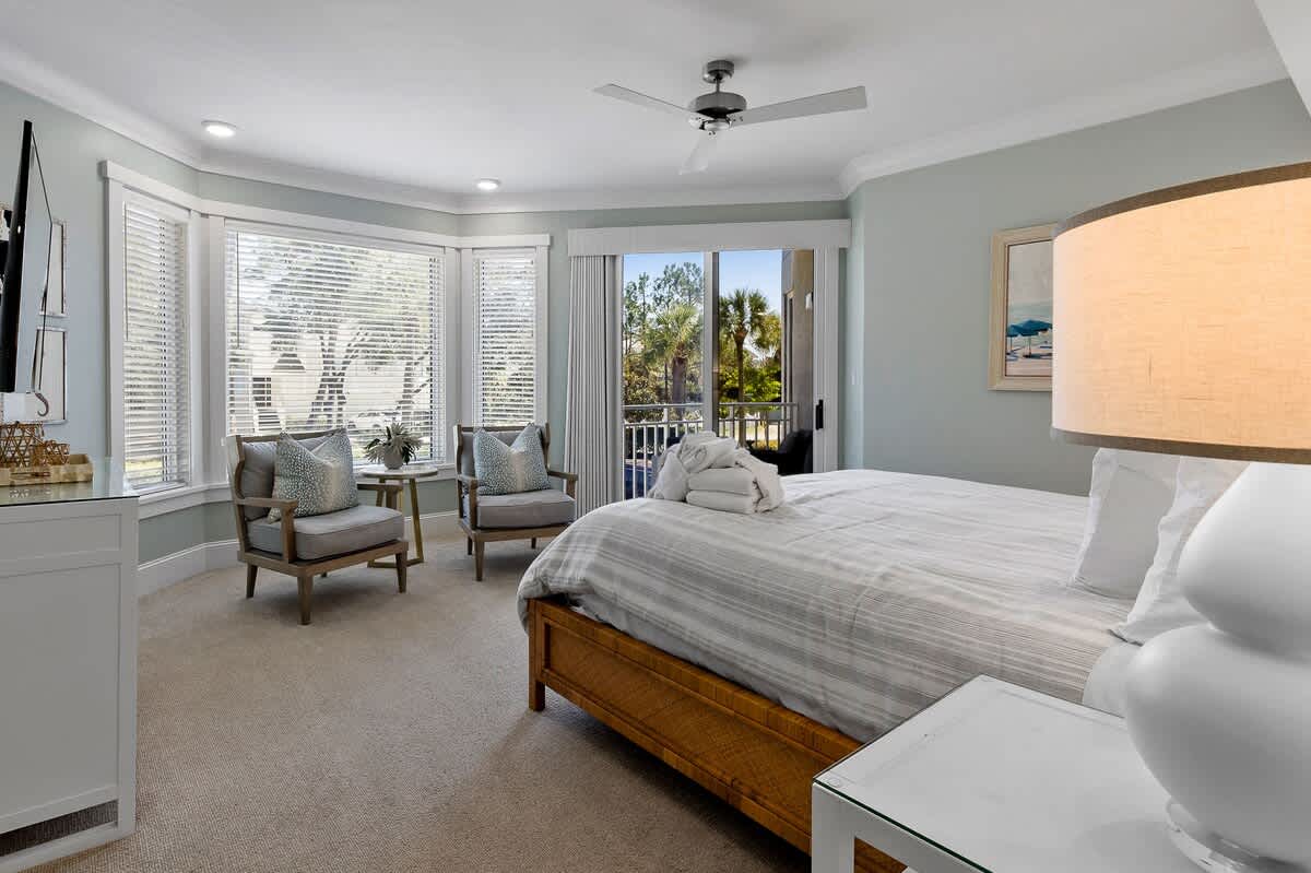 Primary Suite with Balcony (Right Side of Villa)