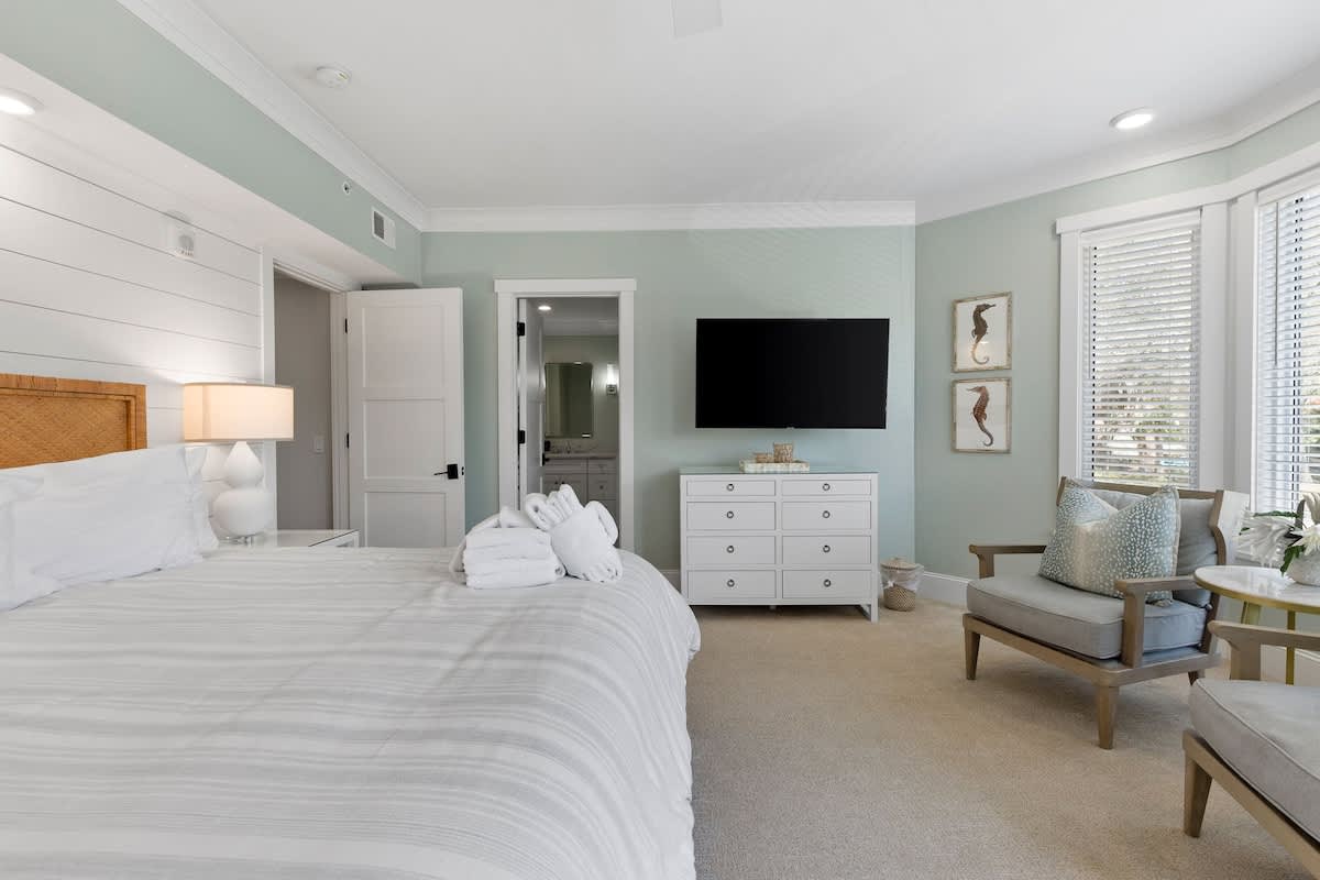 Primary Suite with Balcony (Right Side of Villa)