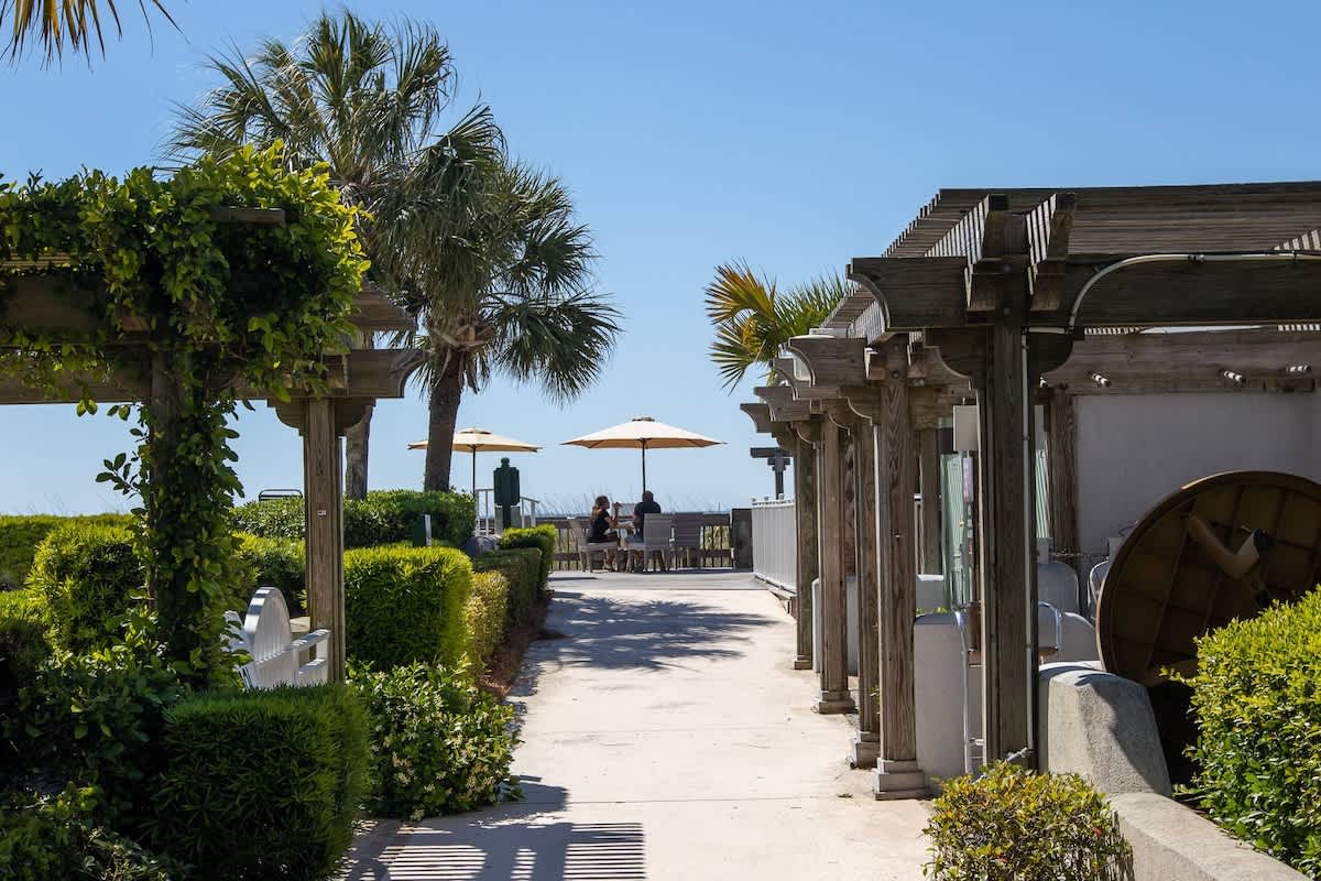 SeaCrest Outdoor Lounge and Bar Area