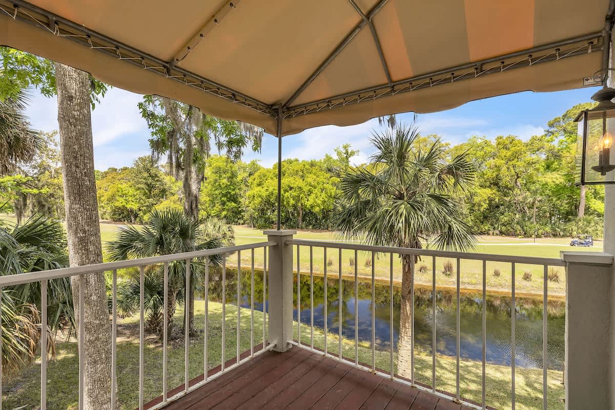 Private Balcony with Golf Course Views