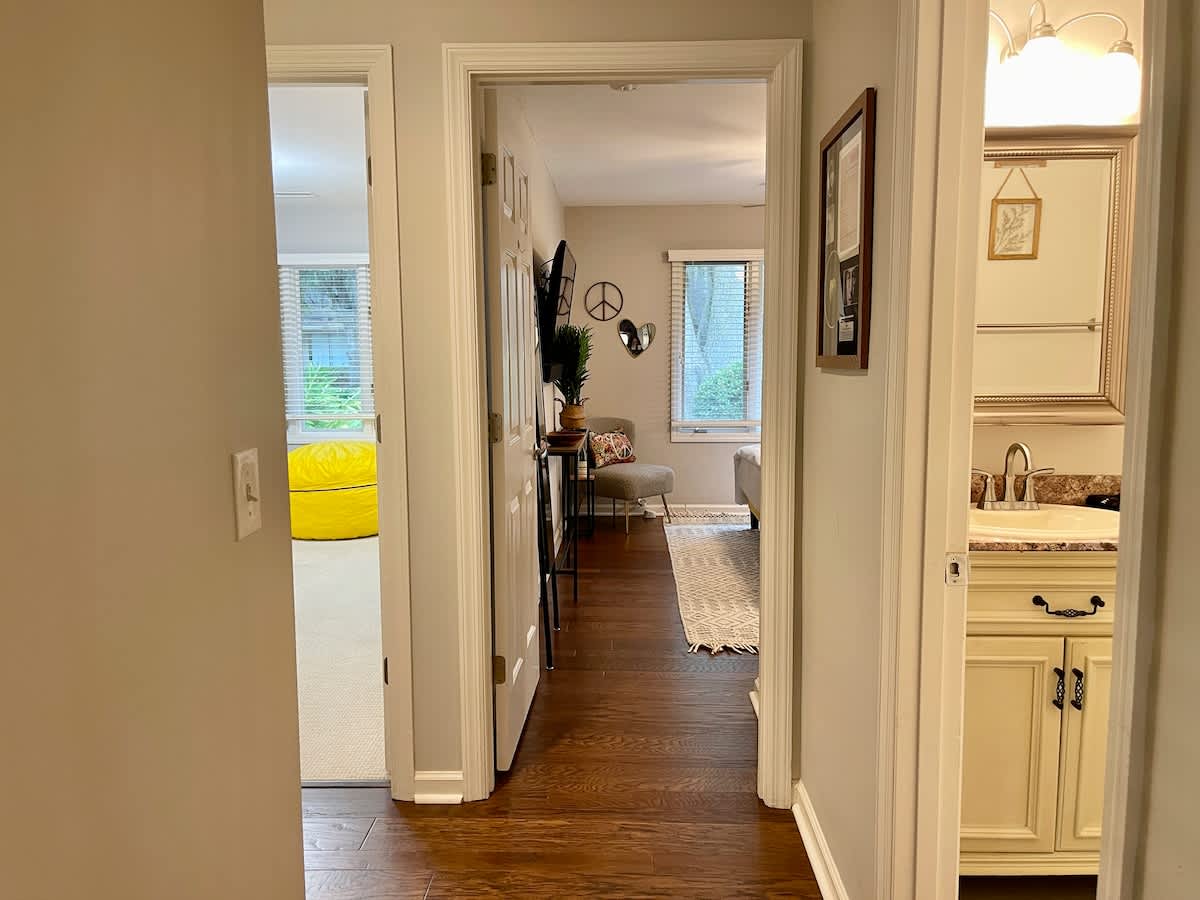 Hallway Bathroom and Laundry