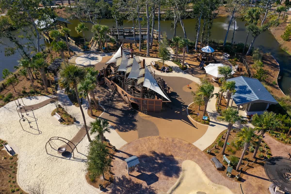 Aerial View of Celebration Park within a 2 Minute Walk