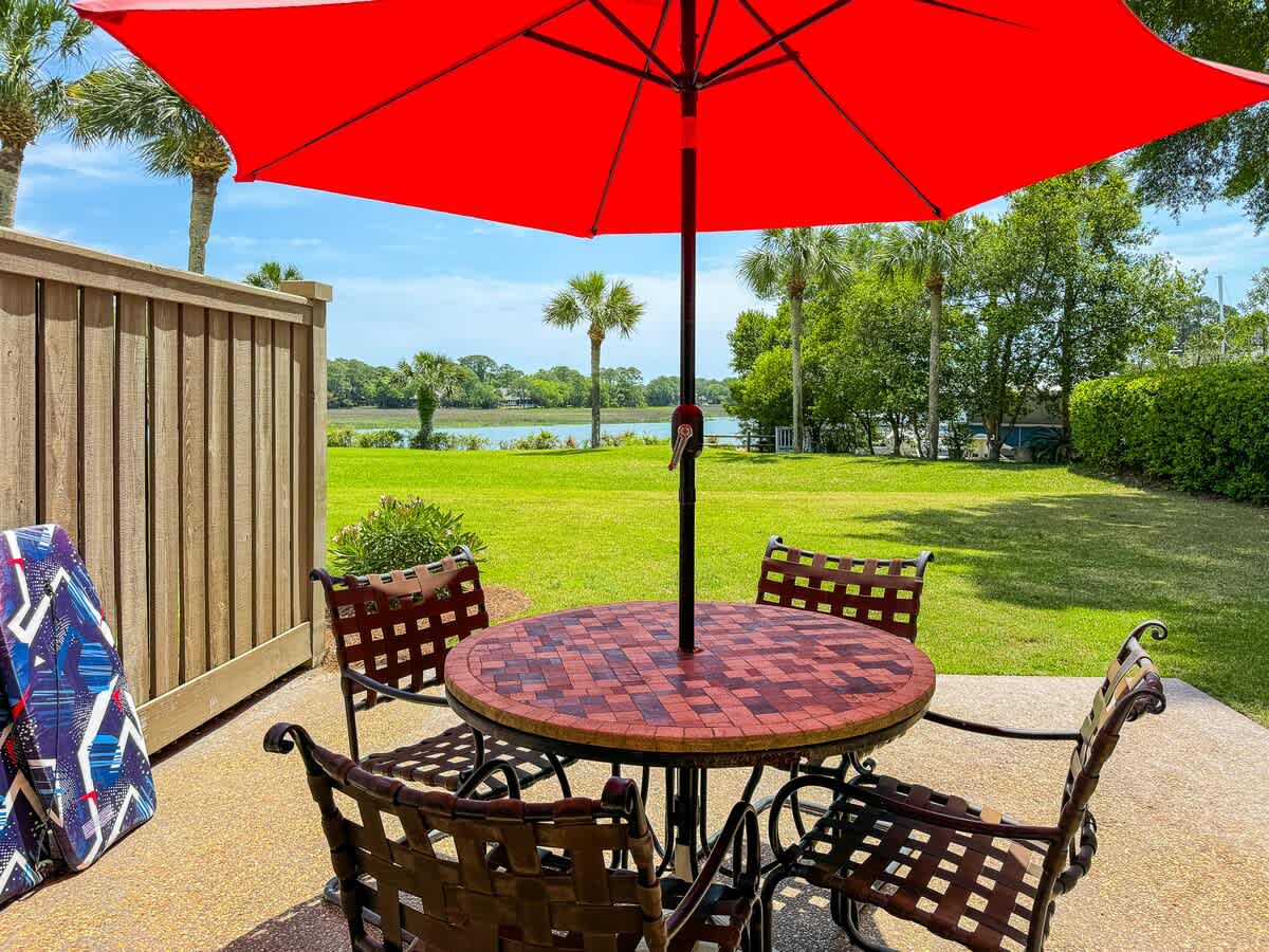 Patio with Braddock Cove Views