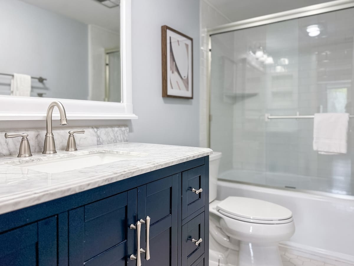 Guest Bathroom in Hall