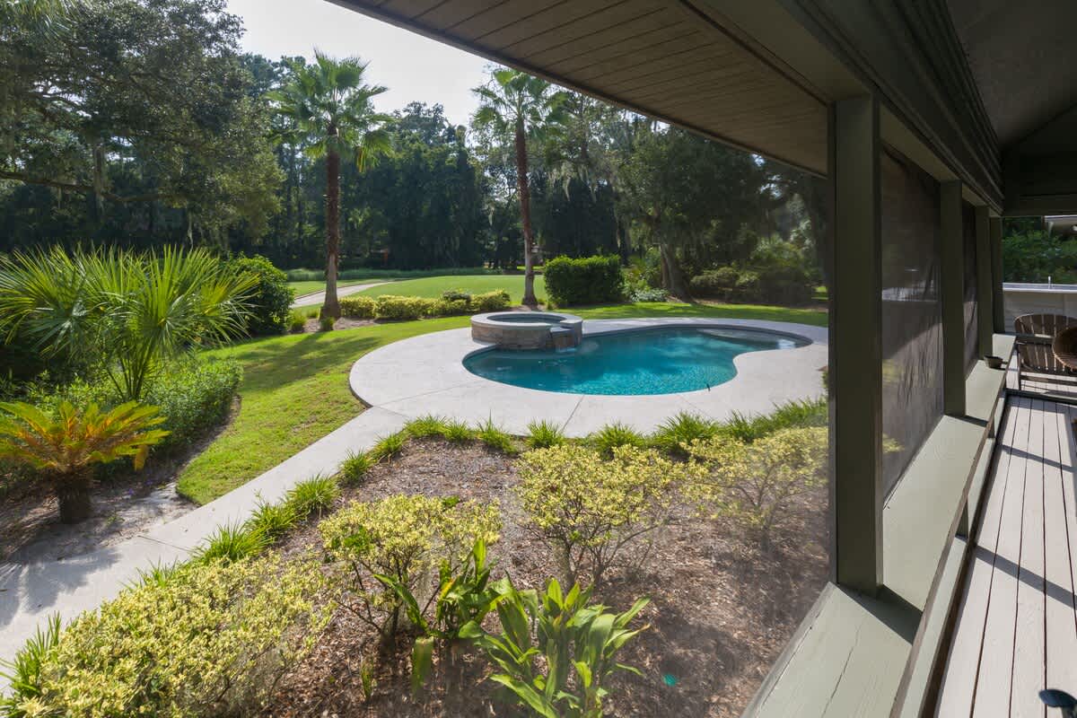 Covered Patio and Pool