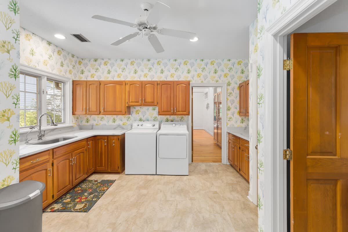 Laundry Room Off of Kitchen
