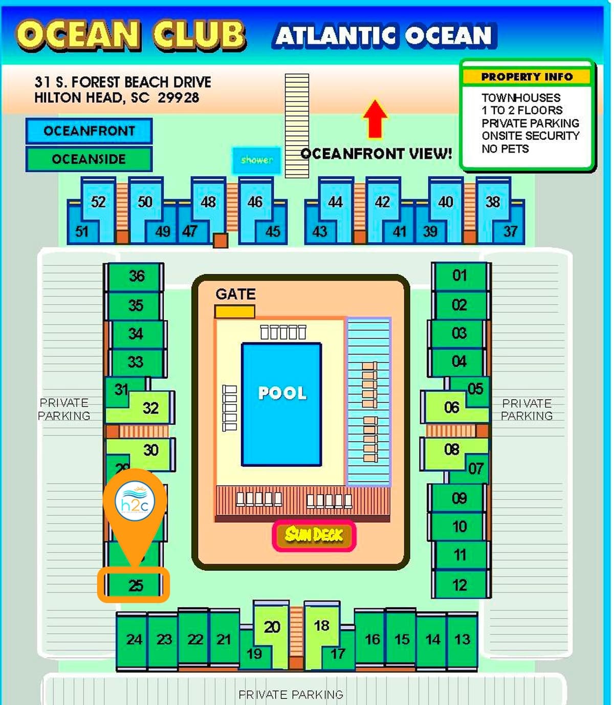 Ocean Club Map