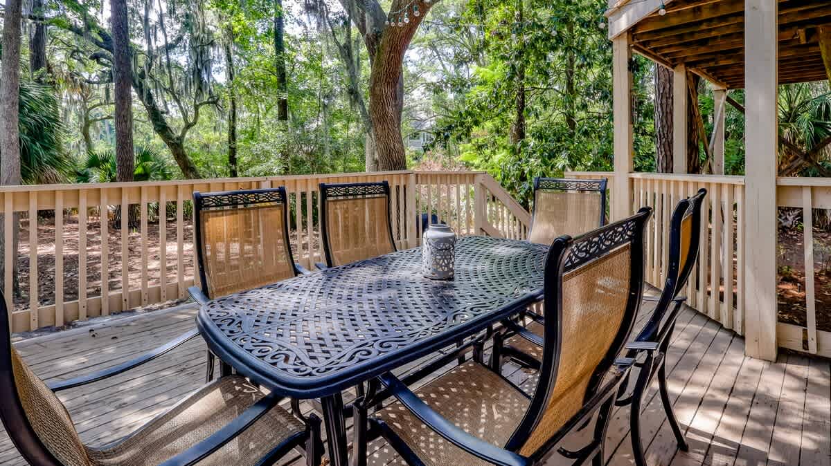 Deck with Access to Private Grill Area